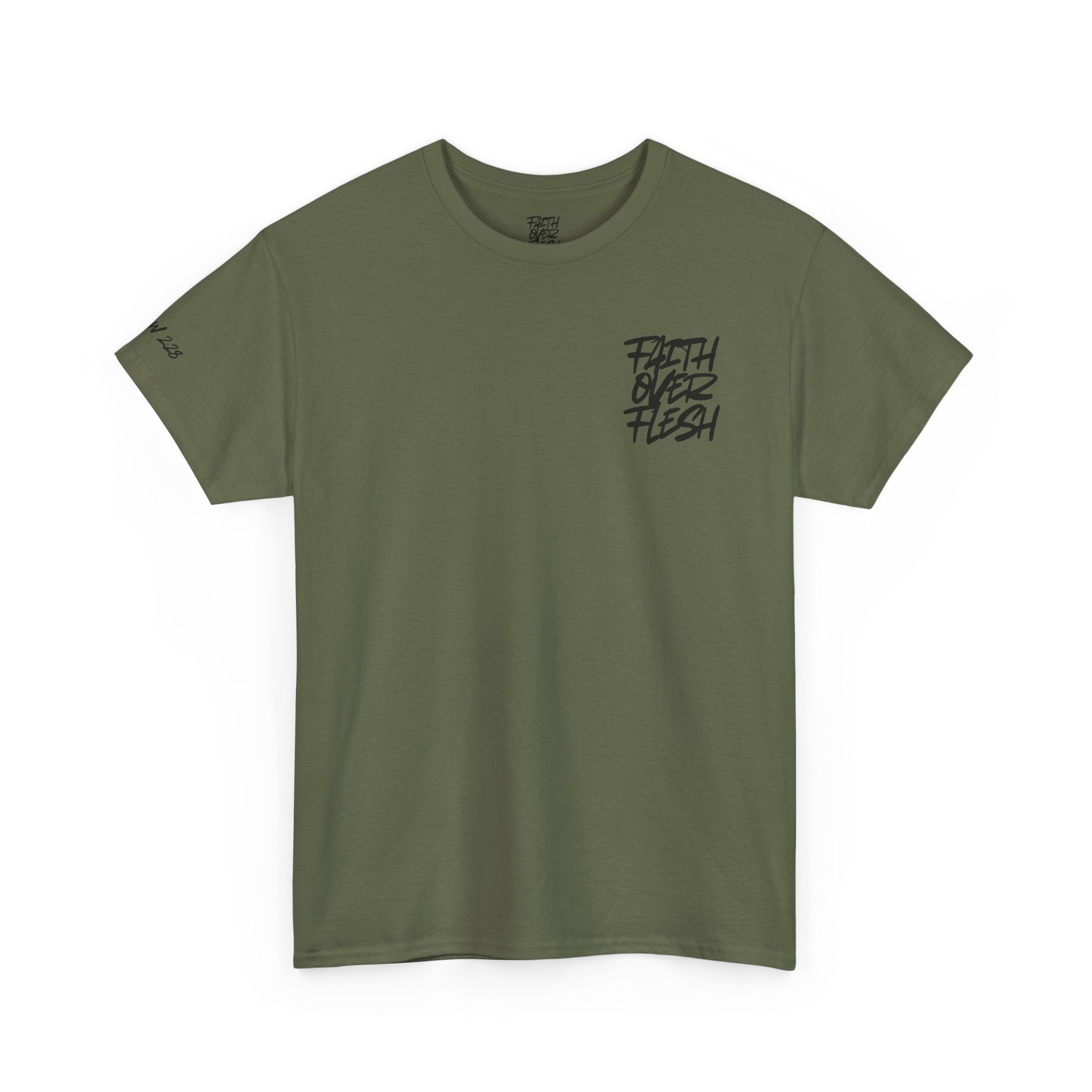 “FAITH OVER FLESH” T-Shirt