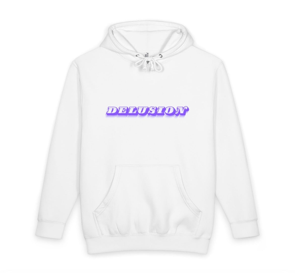 “DELUSION” Heavyweight hoodie pullover