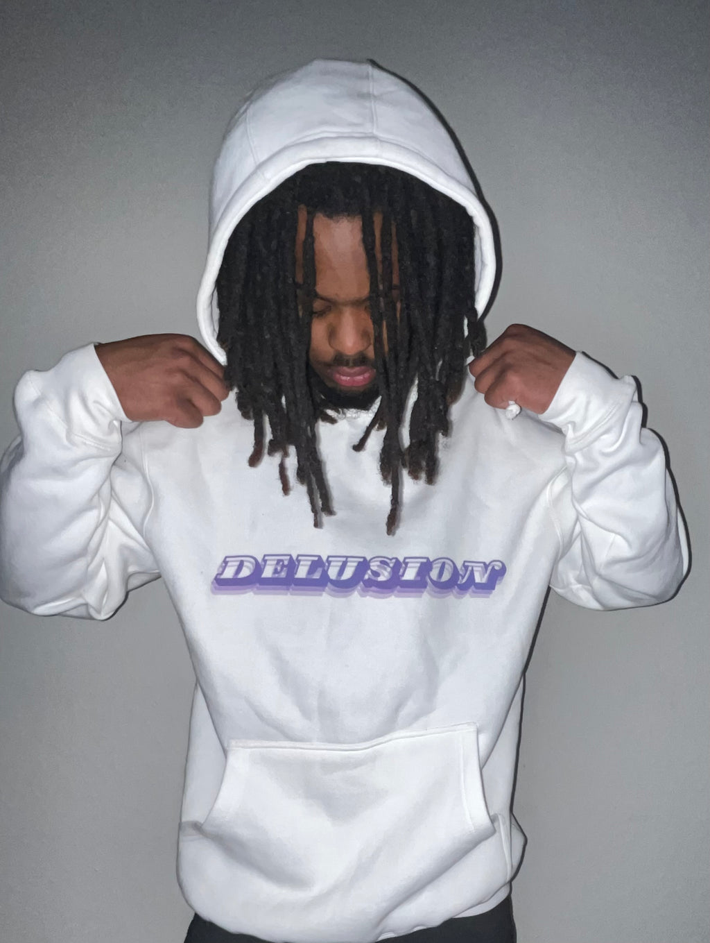 “DELUSION” Heavyweight hoodie pullover
